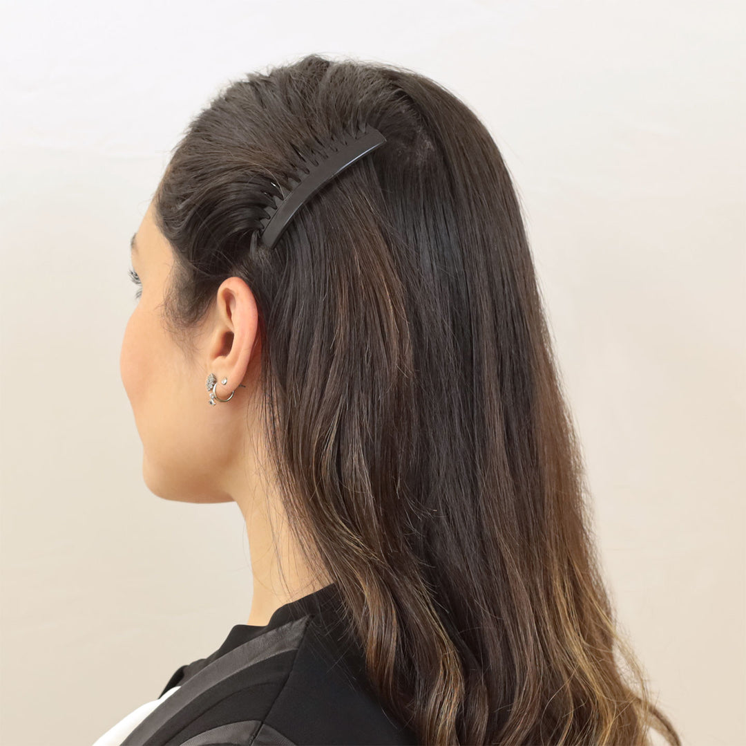 Eleganter Haarkamm London, geeignet für seitliche Frisuren und halboffene Styles