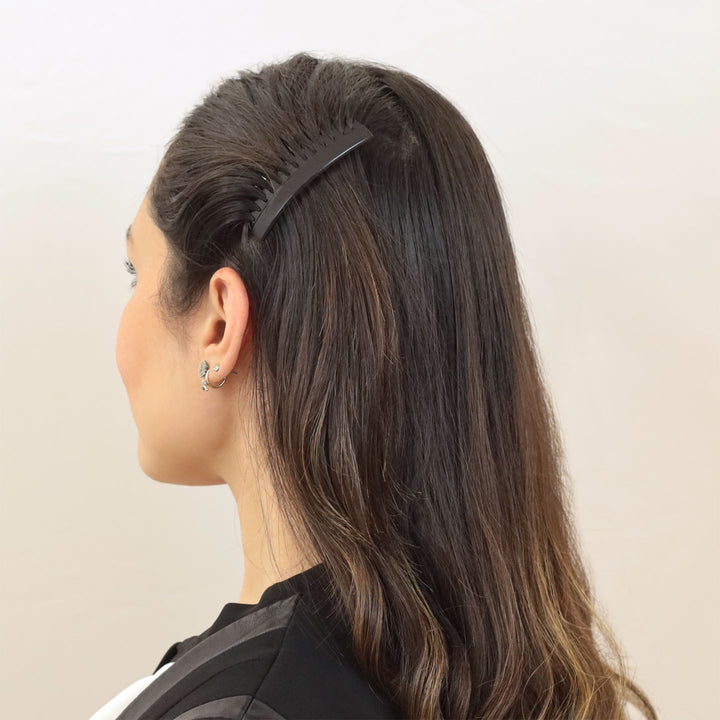 Eleganter Haarkamm London, geeignet für seitliche Frisuren und halboffene Styles