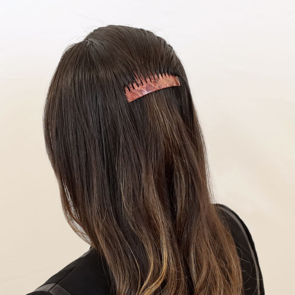 Halboffene Frisur mit mittelgroßem Haarkamm Jaipur