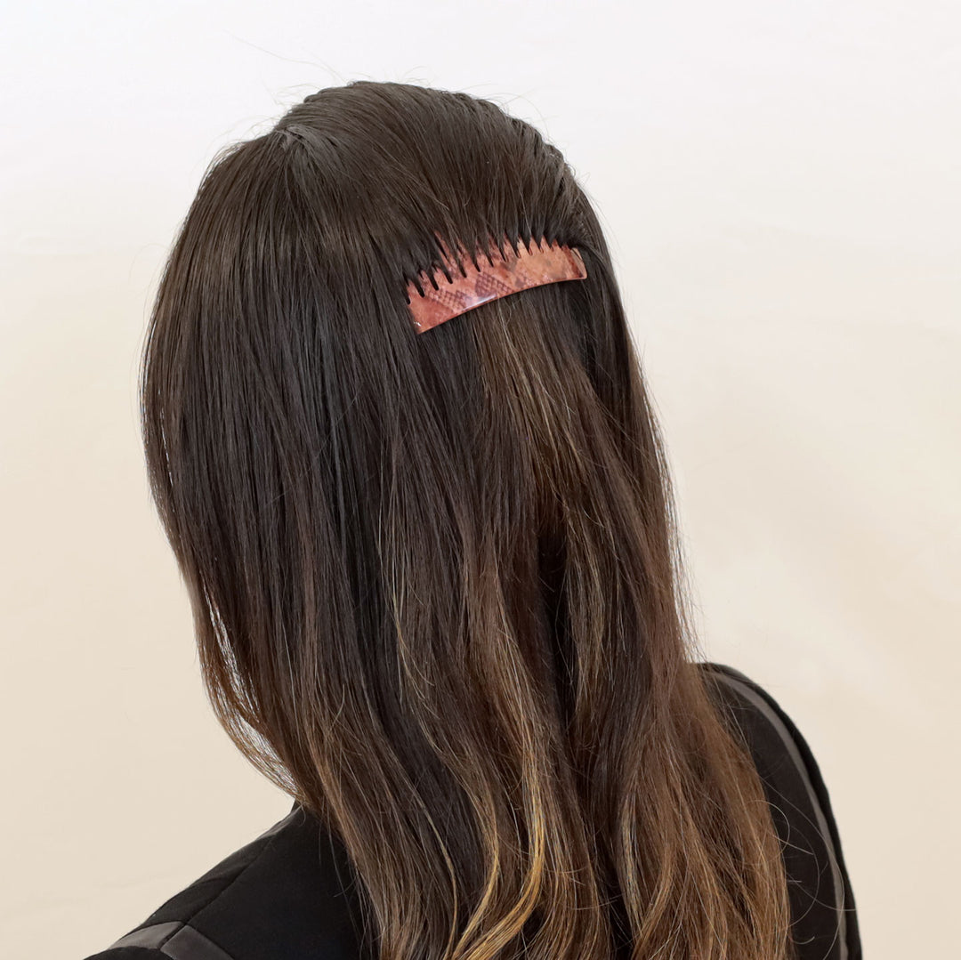 Halboffene Frisur mit mittelgroßem Haarkamm Jaipur