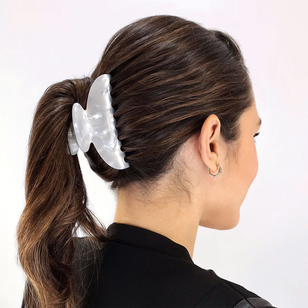 Zopf mit großer Haarklammer Florenz