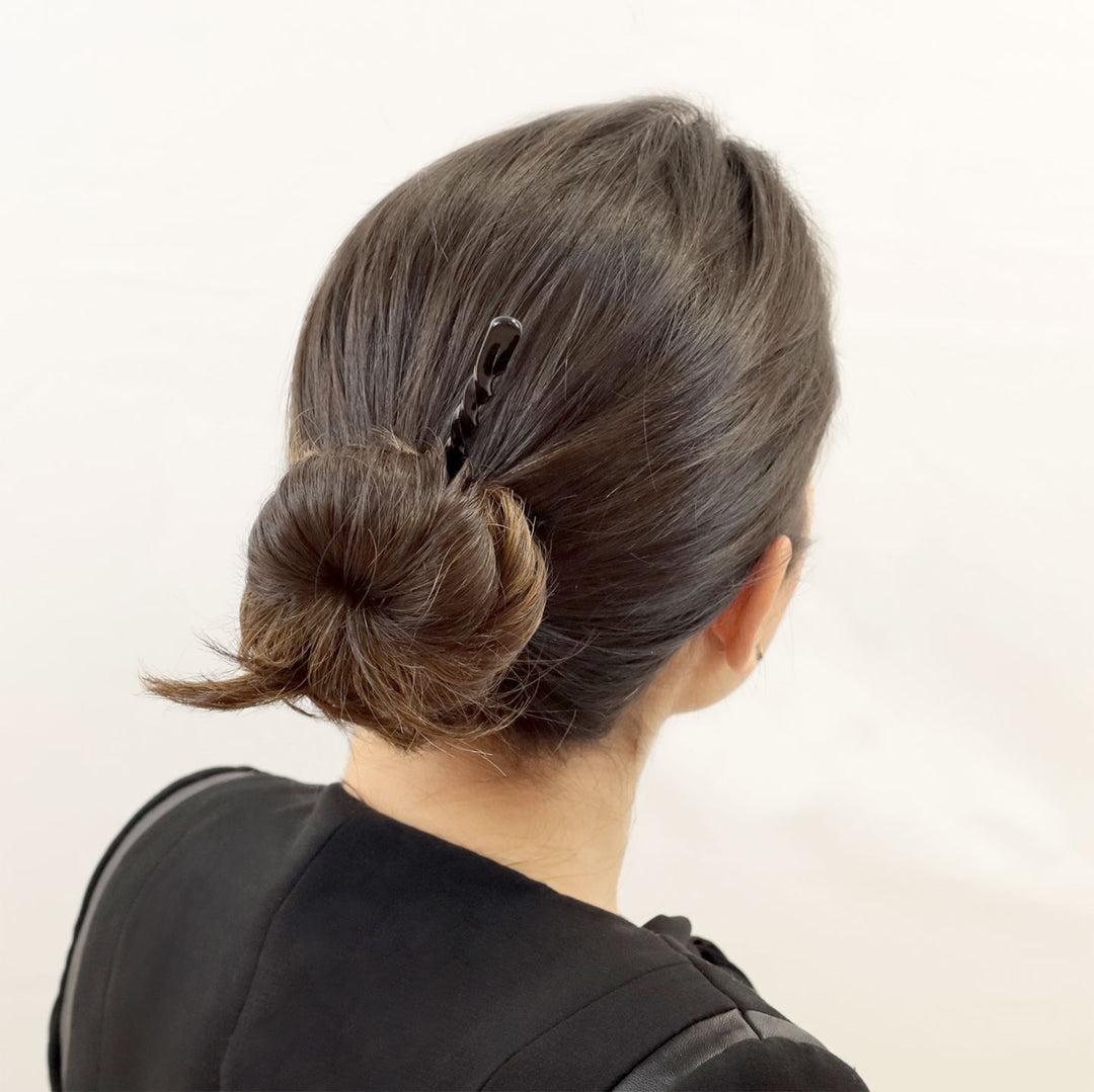 Elegante Haarnadel London, groß, schwarz, perfekt für Hochsteckfrisuren