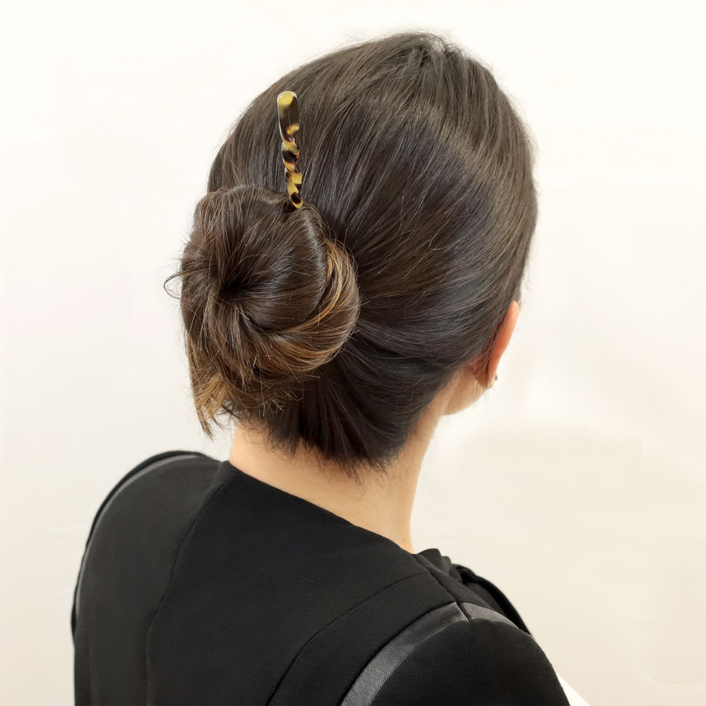 Elegante Haarnadel Paris, groß, schwarz, perfekt für Hochsteckfrisuren