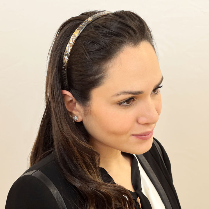 Frisur mit schmalen Haarreif St. Petersburg