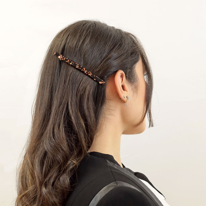 Frisur mit langer Haarspange Pompeji