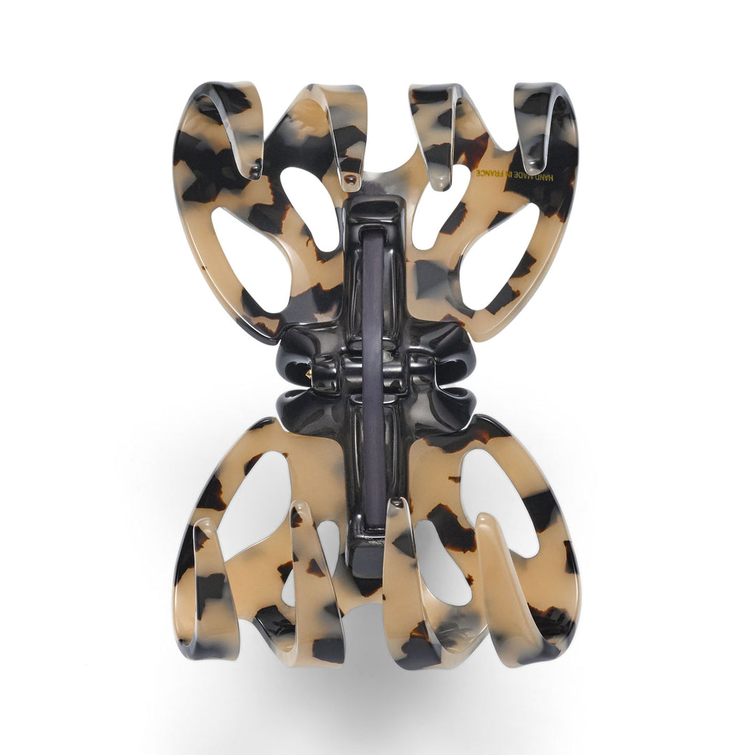 Lausanne Haarklammer groß, patentierter Gummizug, kubisches Design