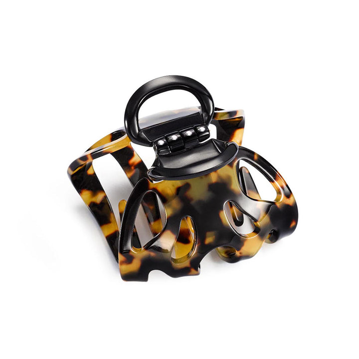 Paris Haarklammer groß, patentierter Gummizug, kubisches Design mit Strass