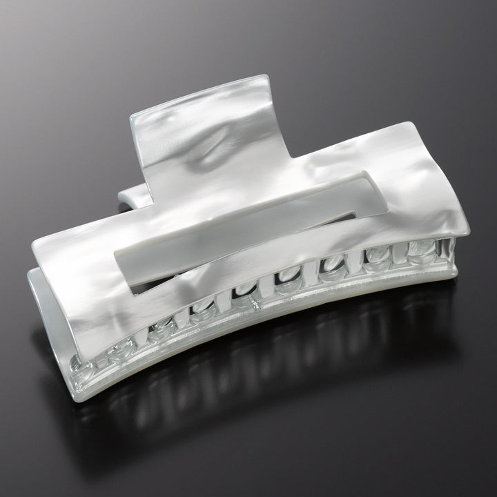 Florenz Haarklammer groß, rechteckig mit Aussparung