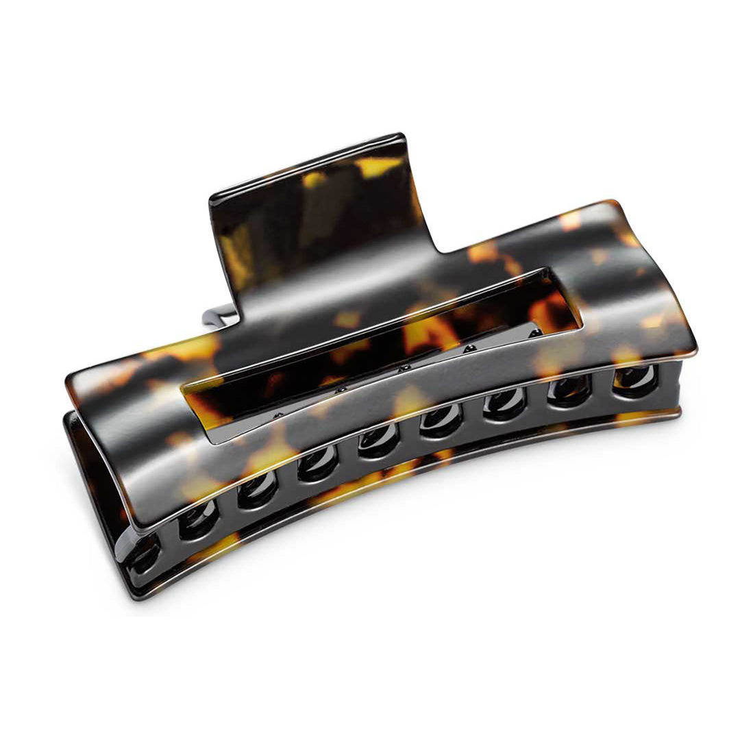 Paris Haarklammer groß, rechteckig mit Aussparung