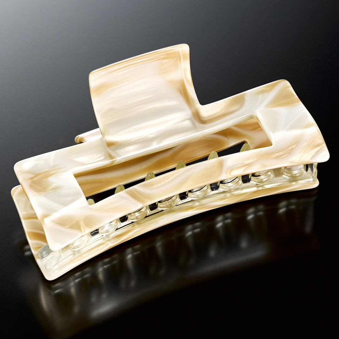 Recife Haarklammer groß, rechteckig mit Aussparung