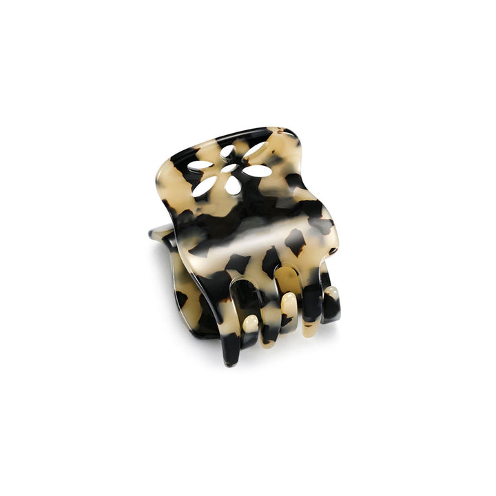 Lausanne Haarklammer mittelgroß, patentierter Gummizug, Blumen Design