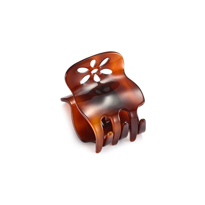 Madrid Haarklammer mittelgroß, patentierter Gummizug, Blumen Design