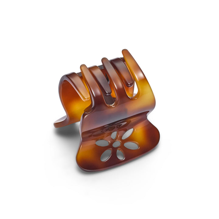 Madrid Haarklammer mittelgroß, patentierter Gummizug, Blumen Design