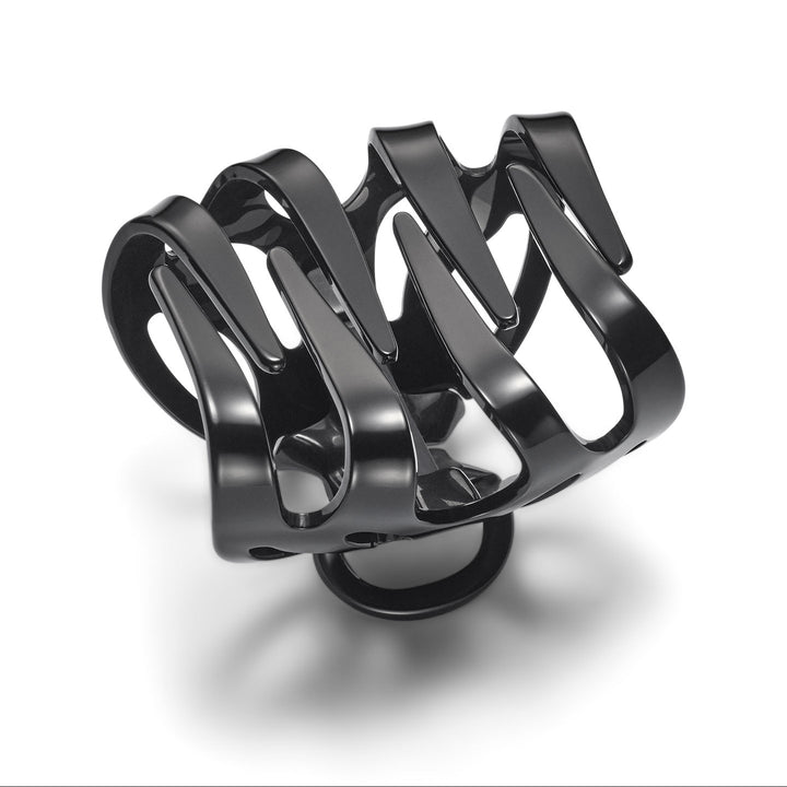 Haarklammer schwarz sehr gross mit Strass