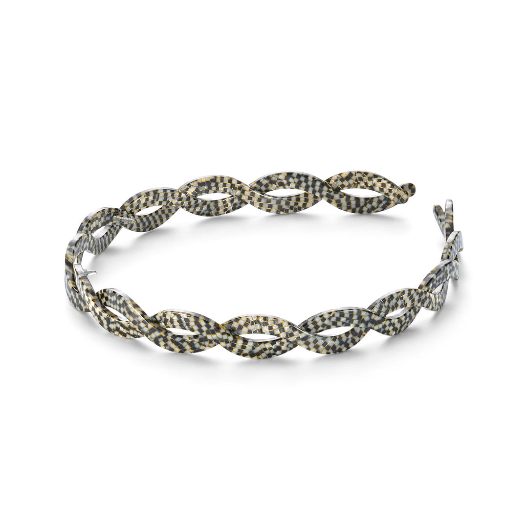 Haarreif Alicante, schmal, geflochten