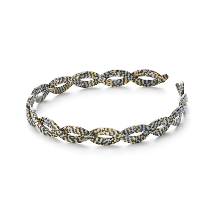 Haarreif Alicante, schmal, geflochten