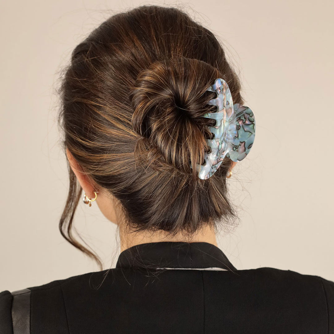 Hochsteckfrisur der Cancún Haarklammer – Hochwertige Metallfeder und Rhodoïd-Material