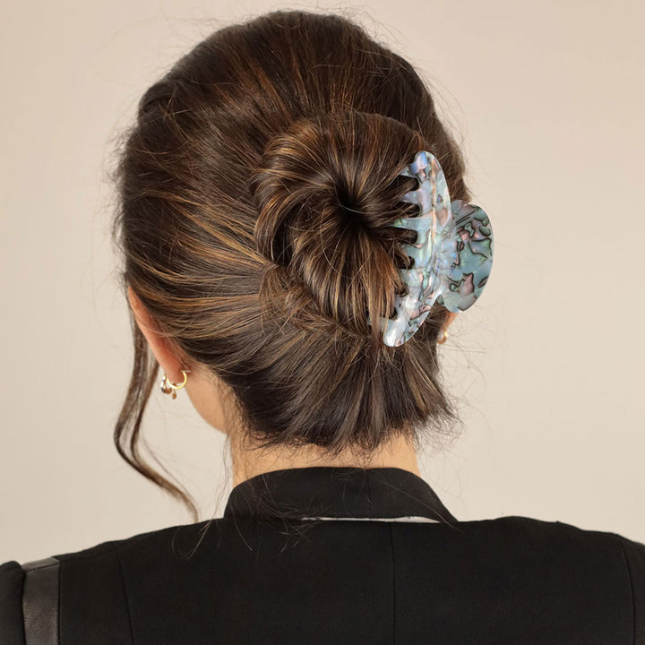 Hochsteckfrisur der Cancún Haarklammer – Hochwertige Metallfeder und Rhodoïd-Material