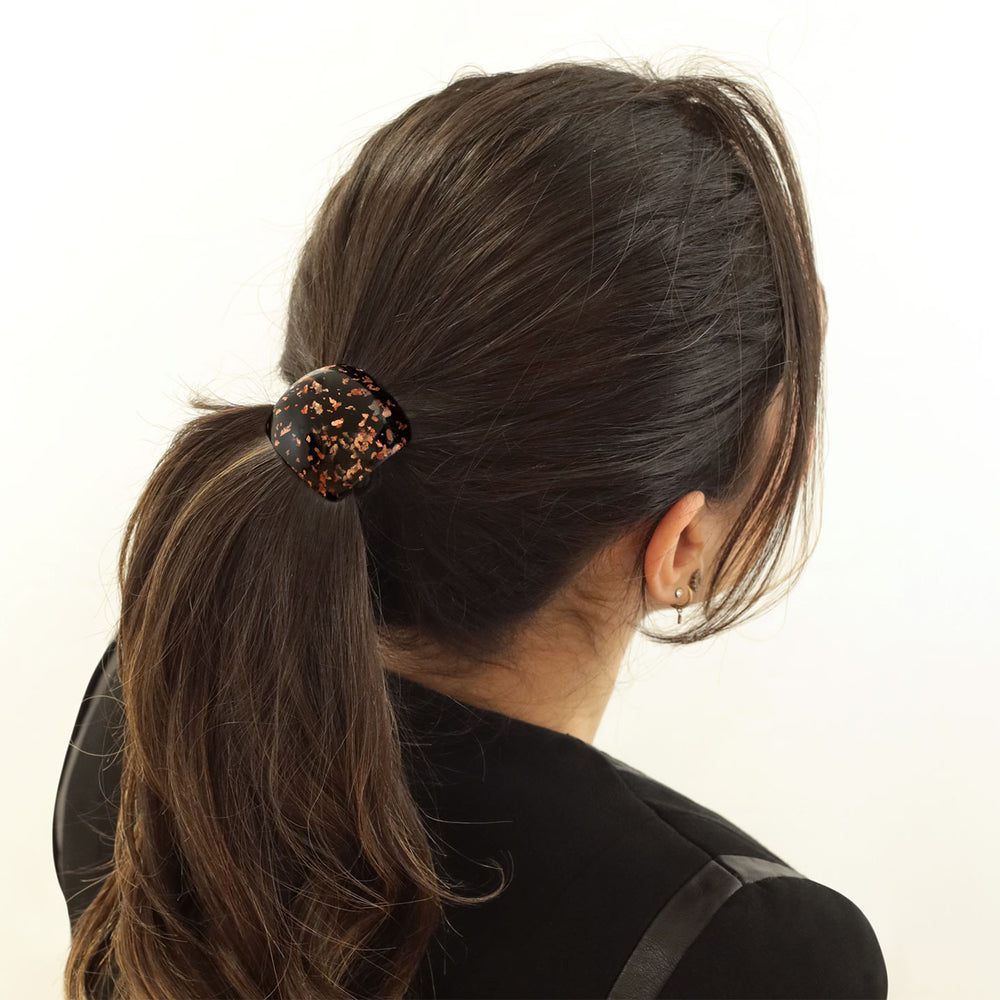 Zopf mit quadratischen Haargummi Pompeji