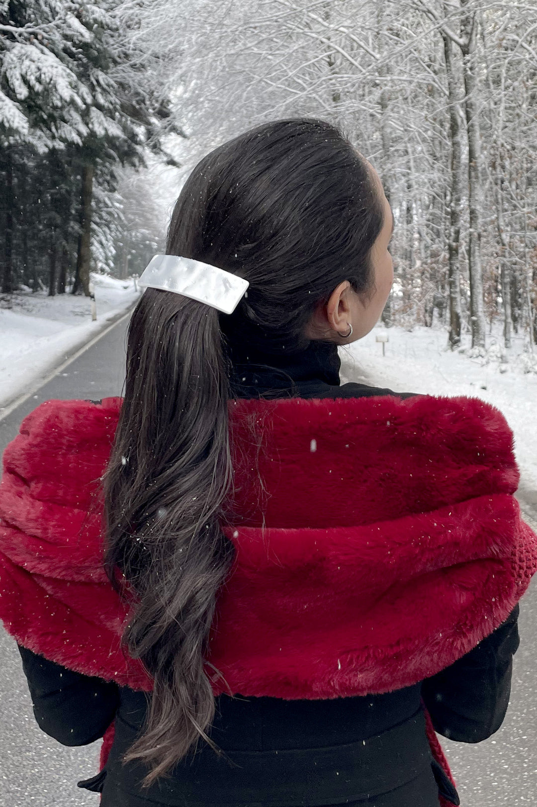 Zopf mit großer Haarspange Florenz
