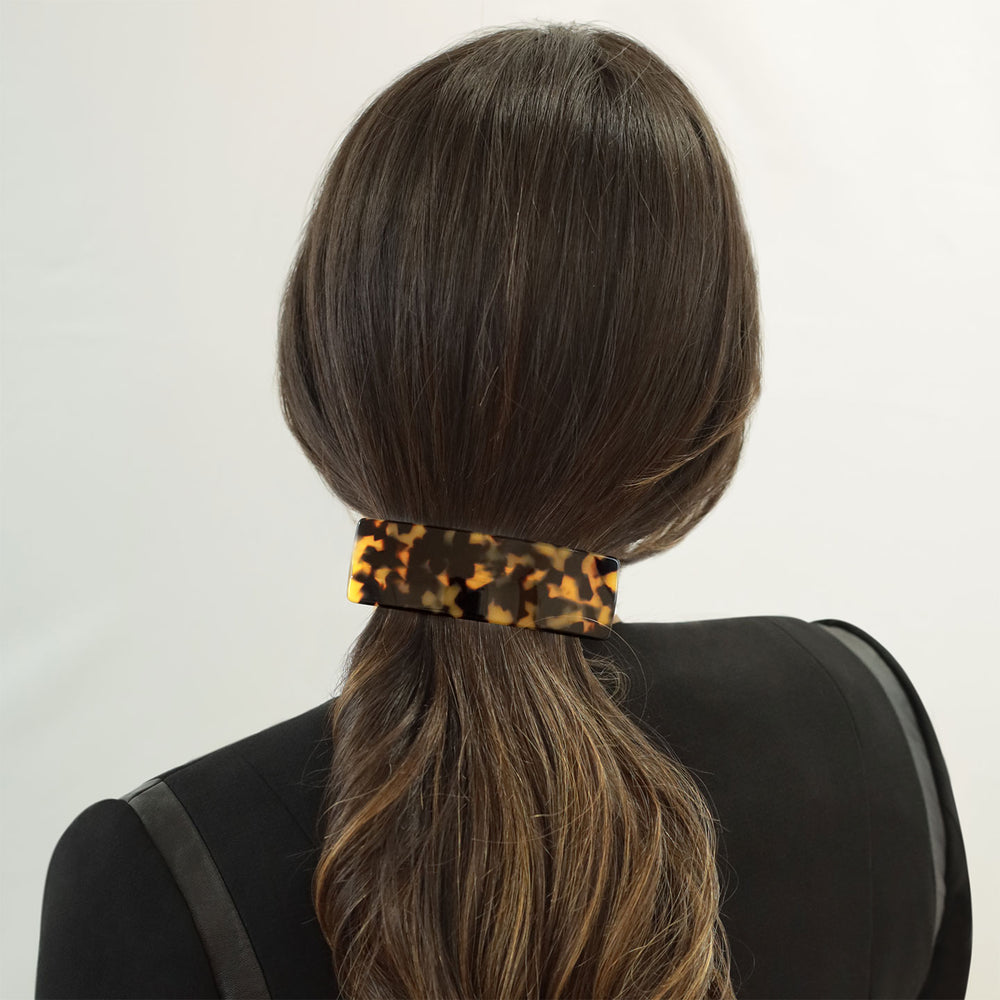 Zopf mit großer Haarspange Paris