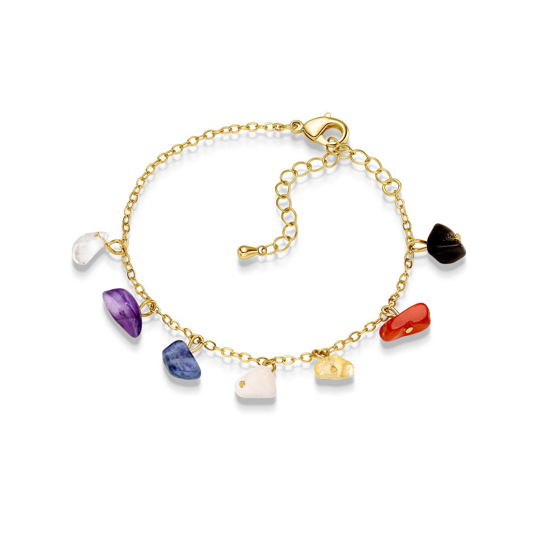 Pulsera con 7 piedras naturales