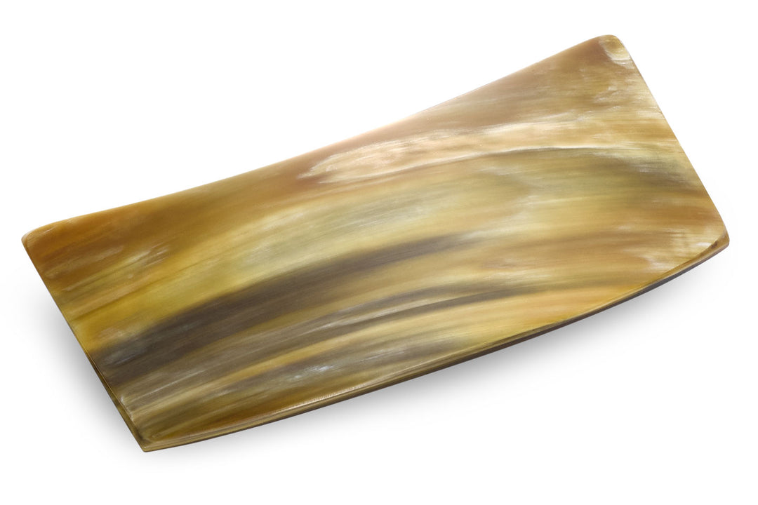 Schöne Haarspange aus hellen Echthorn