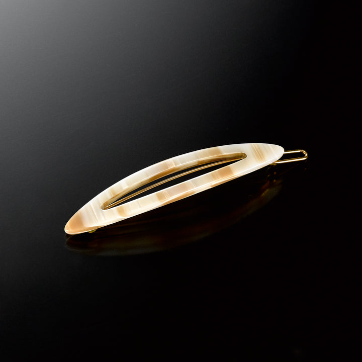 Recife Haarclip, mittelgroß, elliptisch, mit Aussparung