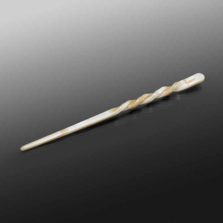 Haarnadel Recife, groß, aus biologisch abbaubarem Rhodoïd, ideal für langes Haar und anspruchsvolle Frisuren