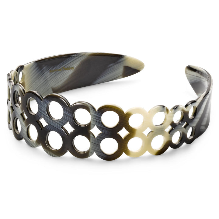 Dublin Haarreif, breit, doppelte Ringreihe