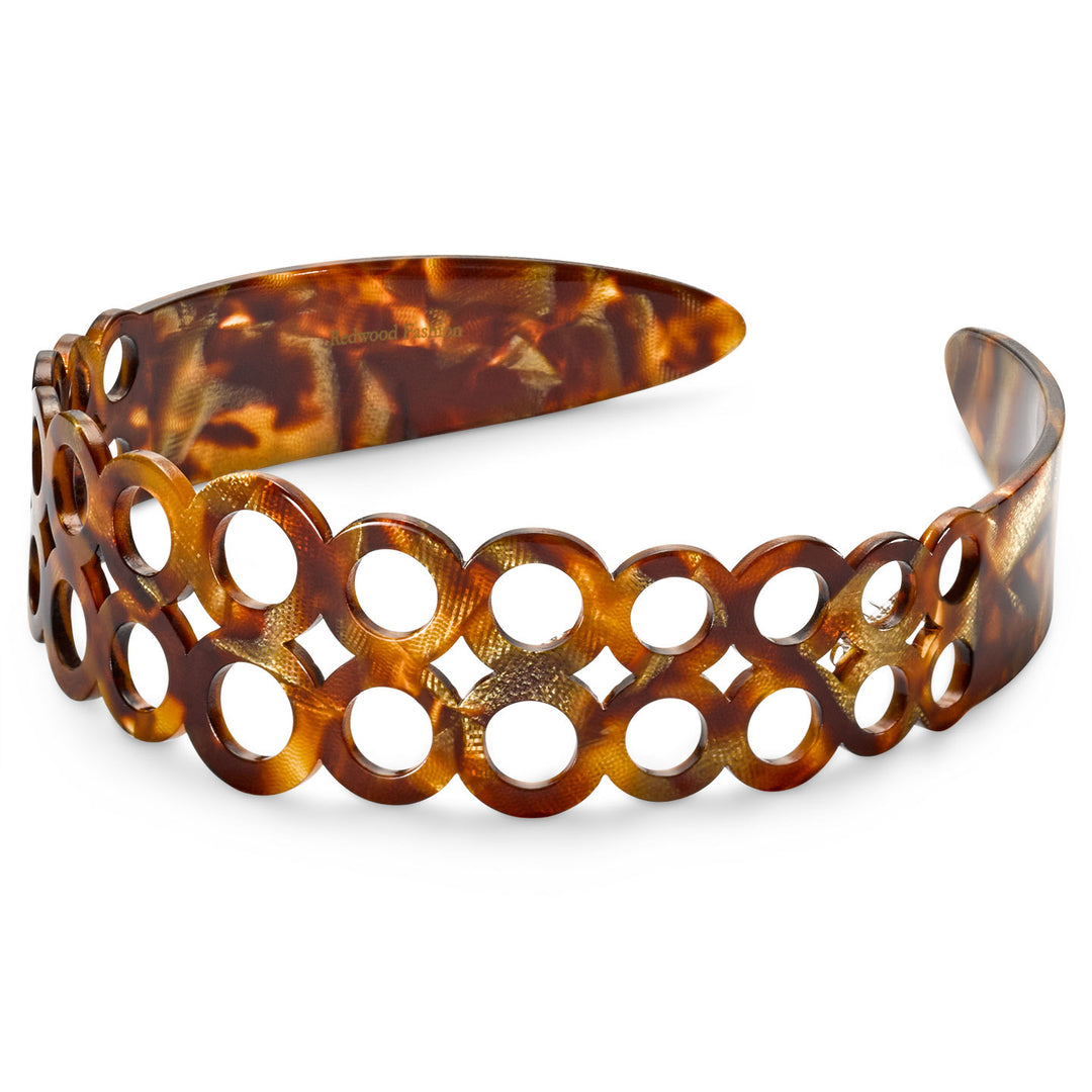 Granada Haarreif, breit, doppelte Ringreihe