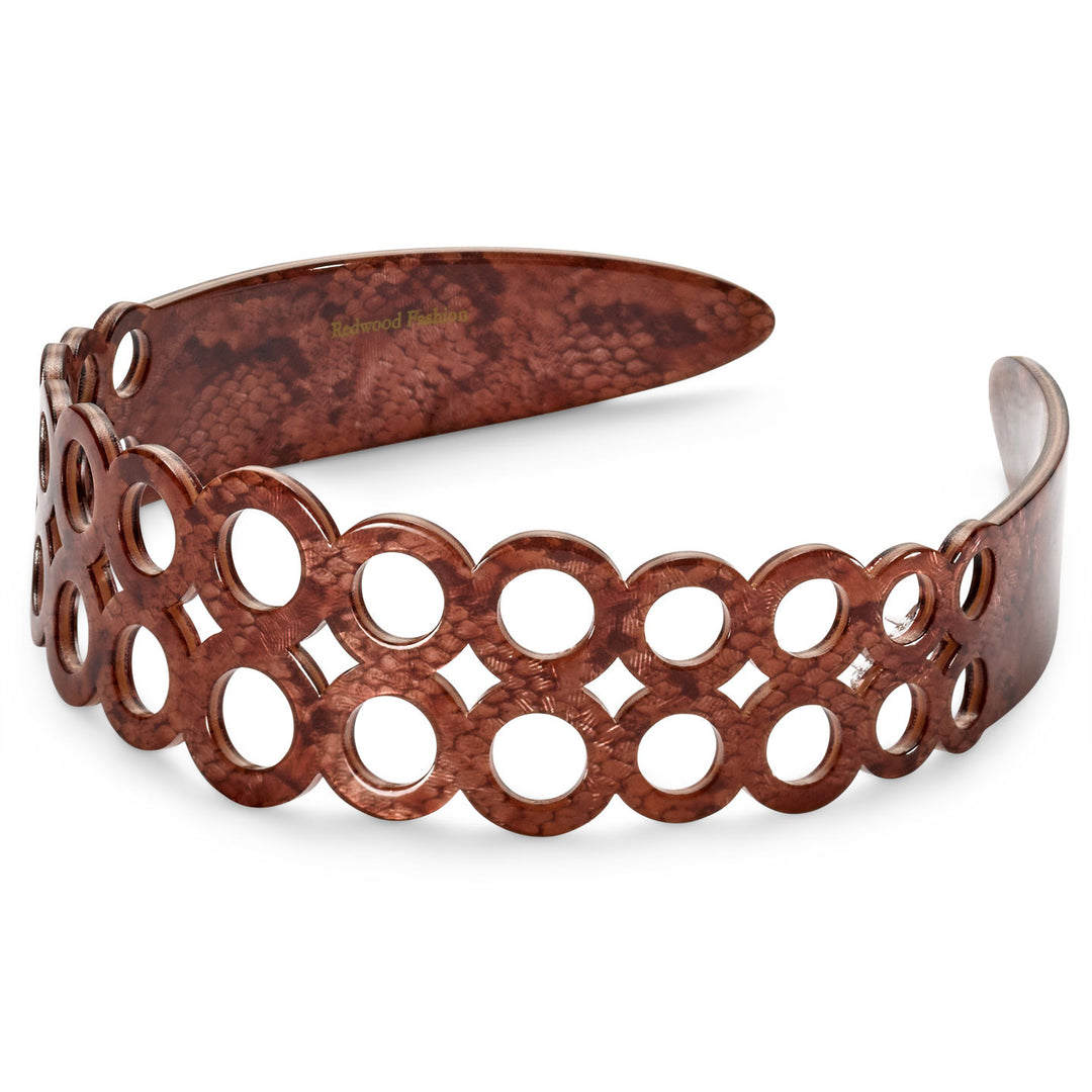 Jaipur Haarreif, breit, doppelte Ringreihe