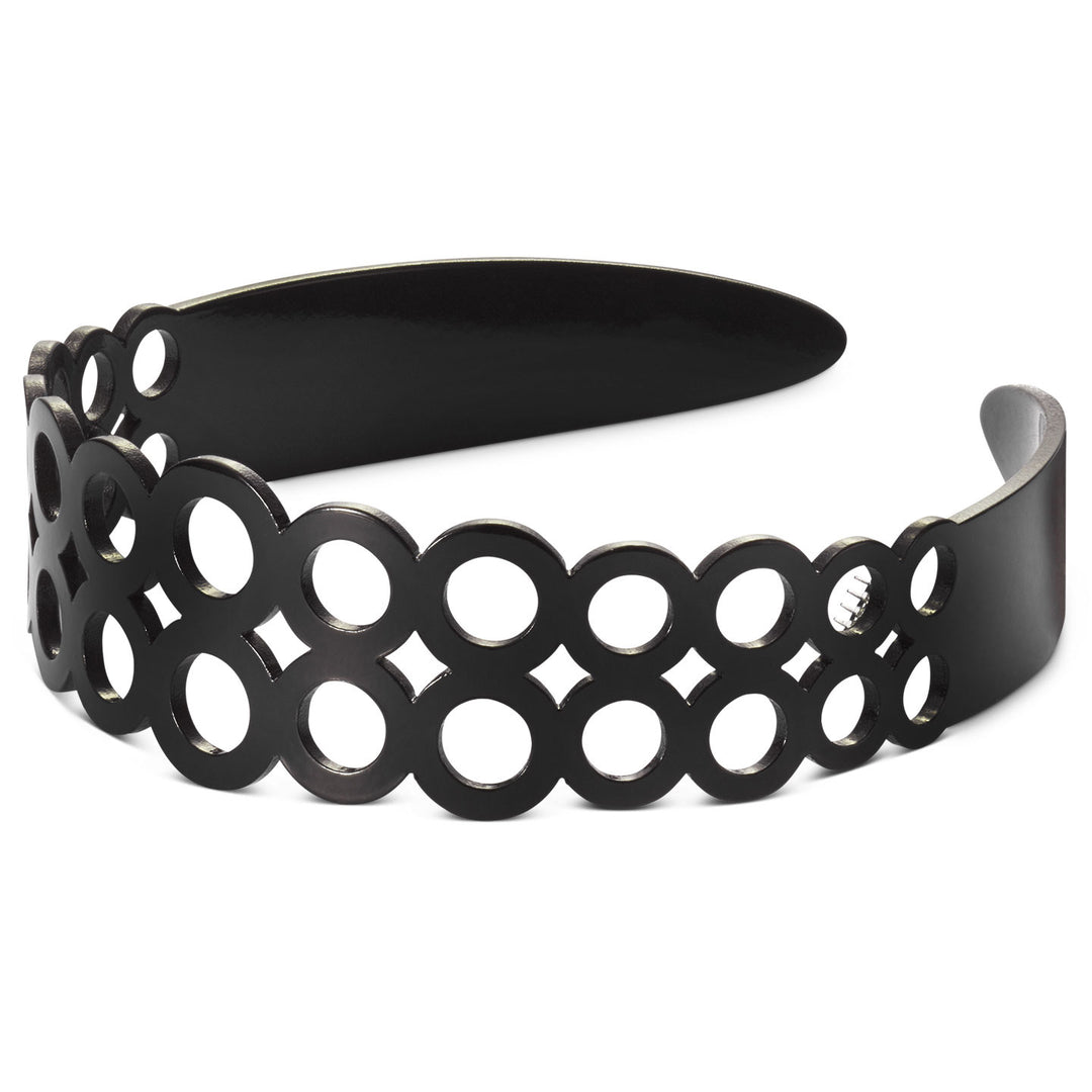 London Haarreif, breit, doppelte Ringreihe