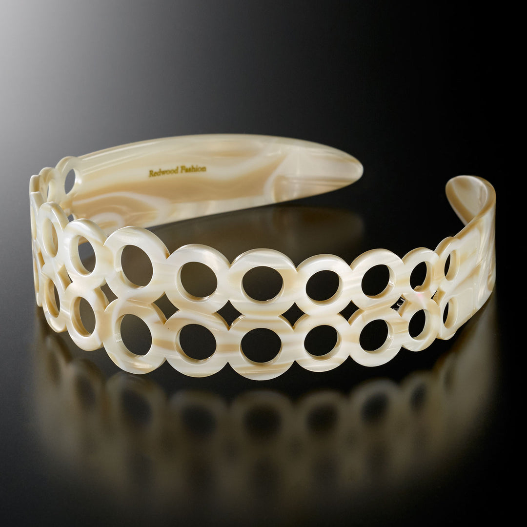 Recife Haarreif, breit, doppelte Ringreihe