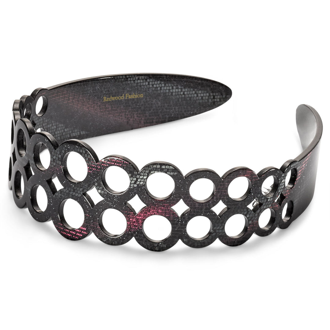 Tokio Haarreif, breit, doppelte Ringreihe