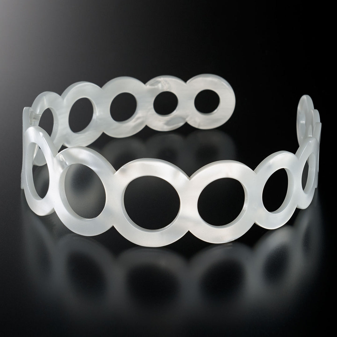 Florenz Haarreif, breit, singuläre Ringreihe