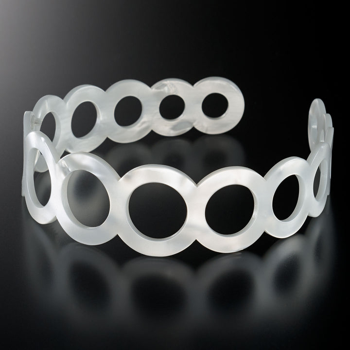 Florenz Haarreif, breit, singuläre Ringreihe