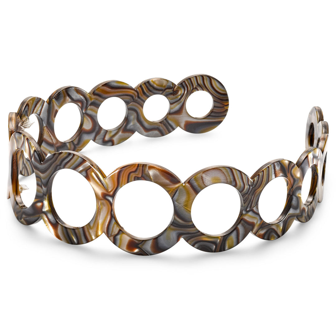 St. Petersburg Haarreif, breit, singuläre Ringreihe