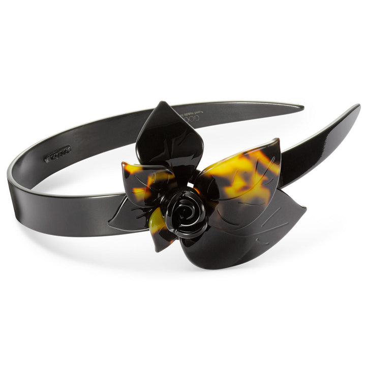 Paris Haarreif, breit, Blumendekoration