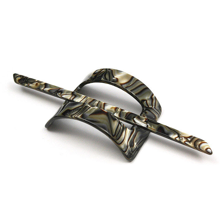 Große Haarnadel St. Petersburg mit glatten Kanten und stilvollem Design für langes Haar