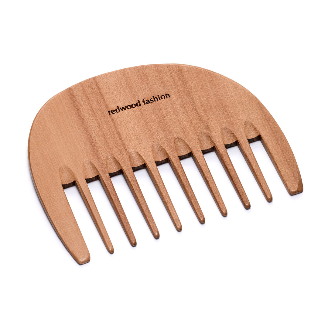 Lockenkamm, groß, Holz, für voluminöses oder lockiges Haar