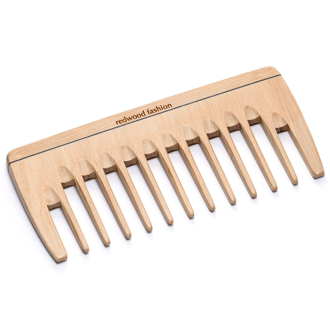Styling-Lockenkamm aus Holz für voluminöses oder lockiges Haar