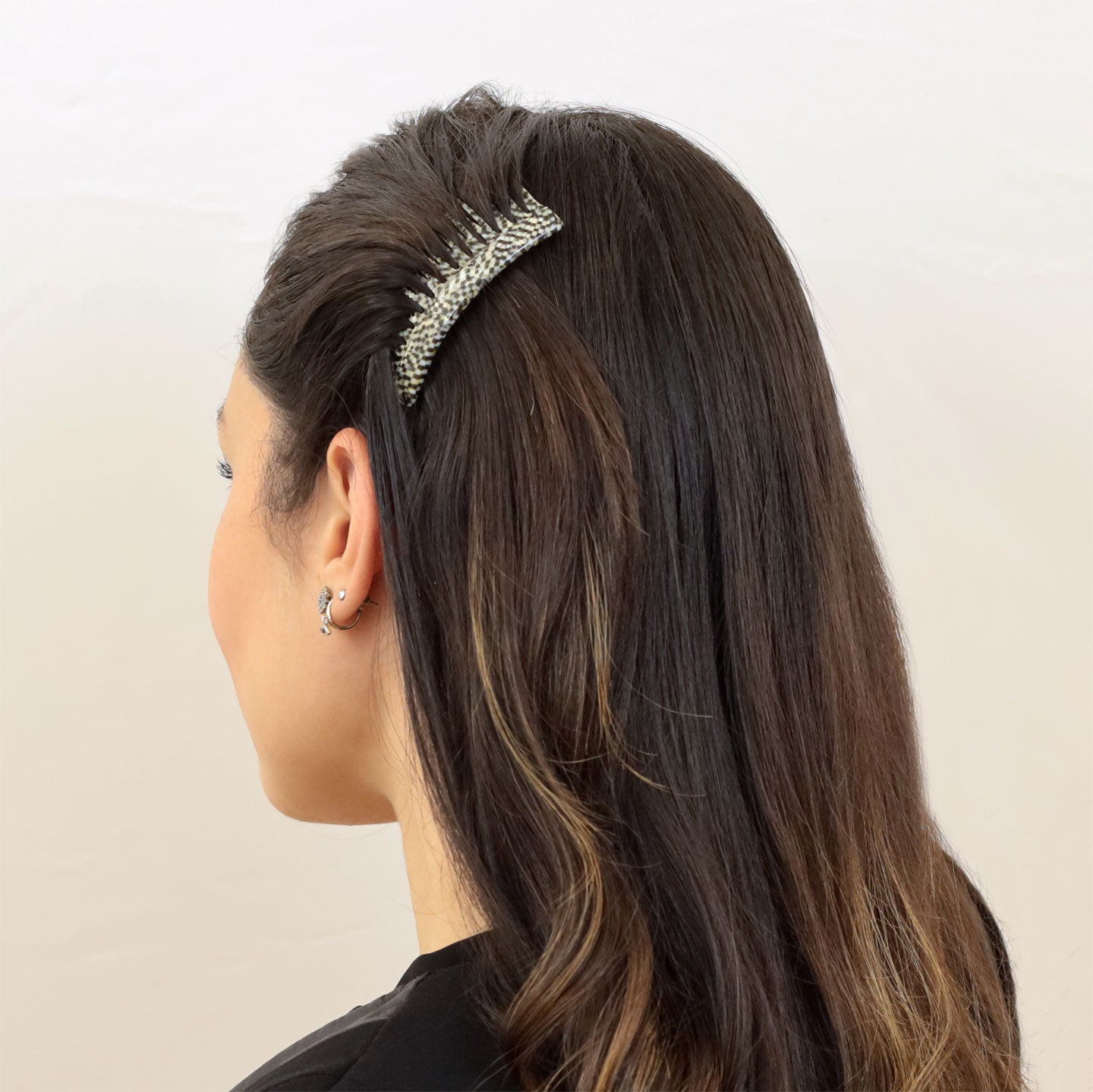 Famous SF858 Haarkamm | 178 Mm, Grau, Aus Delrin – Professioneller Kamm Für Styling, Schneiden & Entwirren