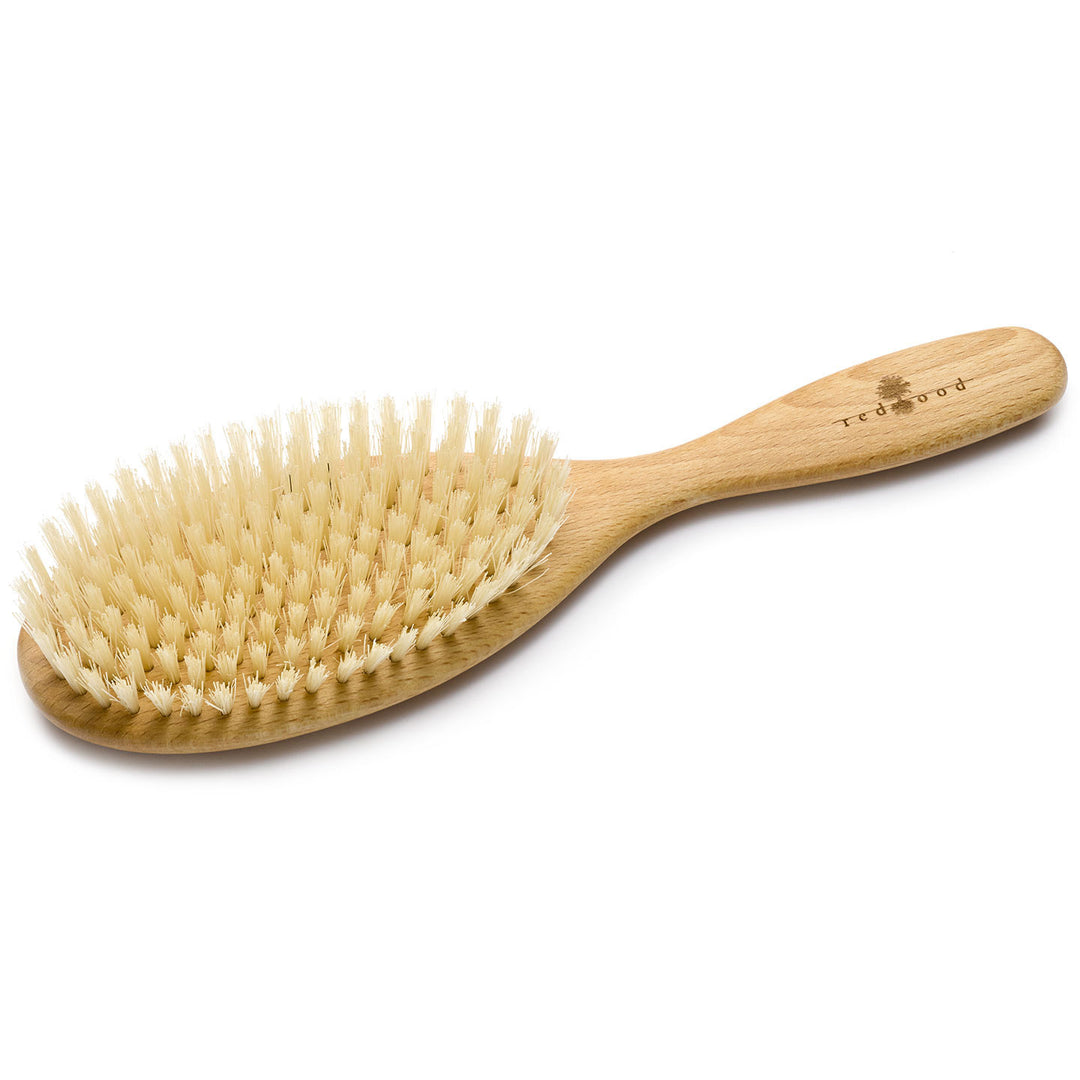 Klassische Haarbürste, Buchenholz, gewachst, für kurzes bis langes, glattes Haar