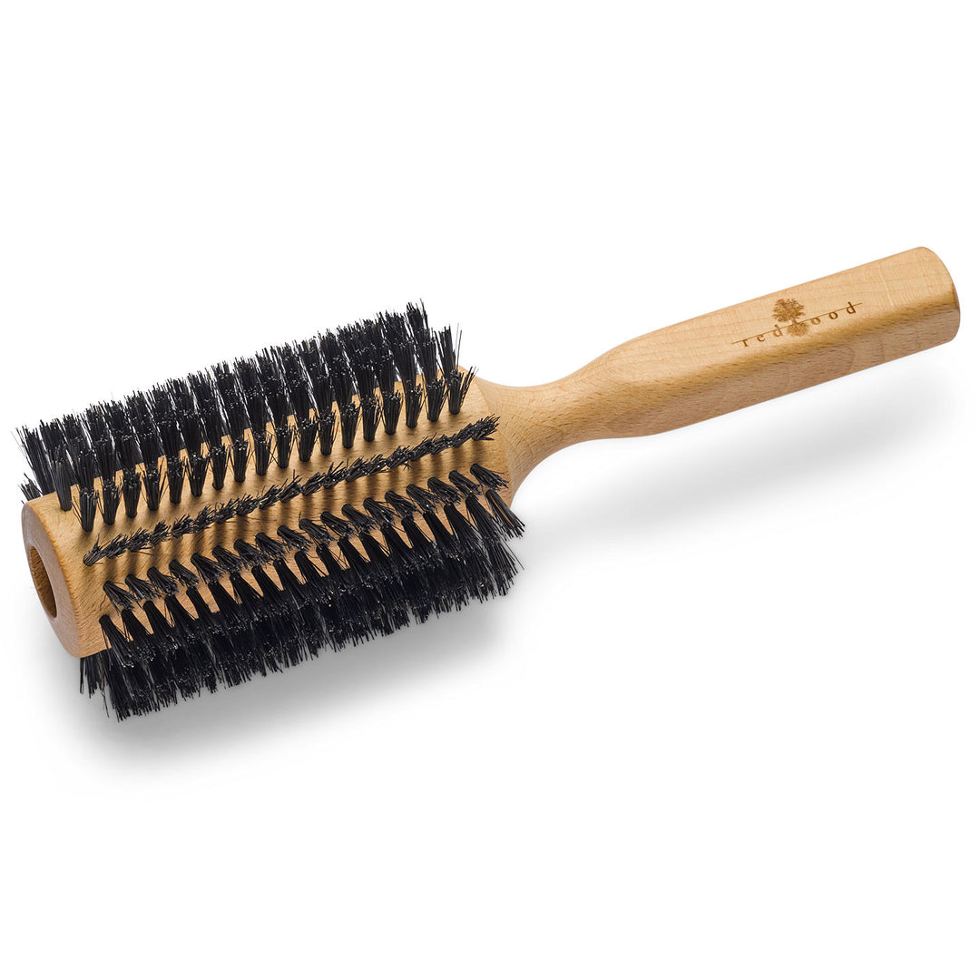Föhnbürste, 60 mm Durchmesser, Buchenholz, für kurzes bis langes, glattes oder gewelltes Haar